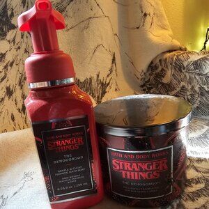 New! Bath and Body Works Stranger Things Demogorgon collection